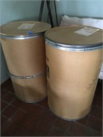 2 lg cardboard barrels