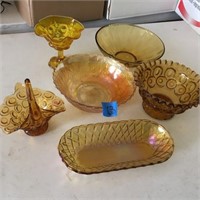 golden dishes