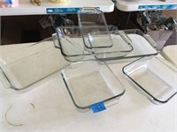 6pc anchor heavy baking dishes