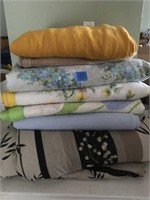 assorted blankets