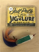 Bait Path Jig-a-lure Blood Plug For Big Ones