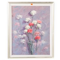 Ned Bittinger. Floral Still Life, oil on canvas
