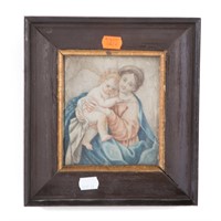 Continental School, 18th c. Virgin and Child
