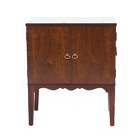 George III style mahogany side cabinet