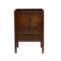 George III style mahogany side cabinet