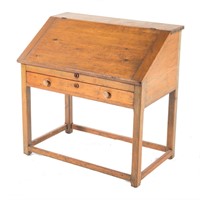 American vernacular pine slant-front desk