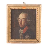 German School, 18th c. Portrait of an Officer, oil