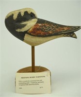 Lot # 81A Preening Rudy Turnstone with