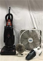 Bissell Vacuum, Fans, & Electric Dust Buster P4A