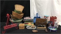 Collectibles, Books, Baskets, & More P9A
