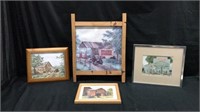 Coca-Cola Framed Pictures & Pins  P9C