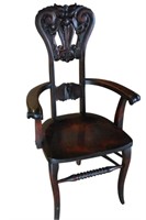 Antique Mahogany North Wind Chair