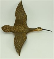 Lot #63 Carved full body flying Dowitcher by