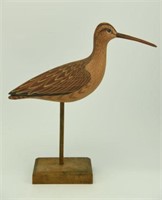 Lot #61 Carved Dowitcher by David Rhodes.