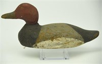Lot #53 Victor Factory Redhead drake decoy in