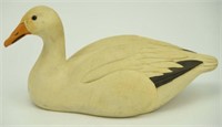 Lot #36 Carved 1/3 size Snow Goose by Al