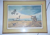 Lot #41 Framed print of Canada Goose hunting