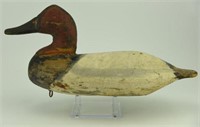 Lot #22 Early working Canvasback drake by