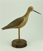 Lot #28 Carved Dowitcher by David Rhodes,
