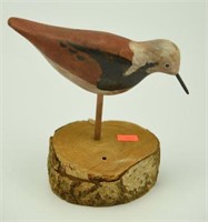 Lot #56 Carved Shorebird decoy from the Eastern