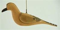 Lot #3 Dove decoy by Jimmy Wright branded with