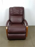 Lazy Boy Leather reclining chair (2)