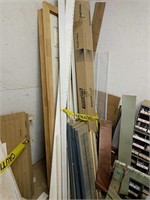 Lot of wood trim shutters door as shown