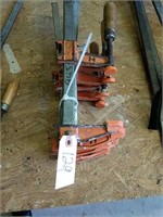 Set of 5 16 inch Furniture clamps sold as a lot