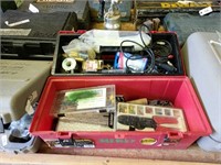 Toolbox with wire connectors as shown