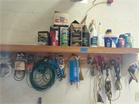 Wall Lot Of Come-alongs Oil Miscellaneous Items