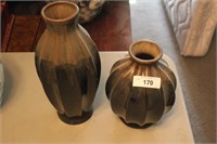 Brown vases