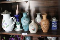 Group of oriental vases