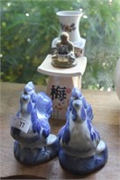 Set of oriental figurines