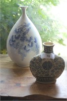 Two oriental vases