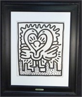 KEITH HARING "KUTZTOWN CONNECTION" POSTER C.1984