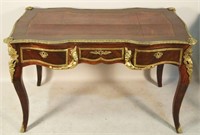 CIRCA 1850-1880 FRENCH LEATHER TOP DESK
