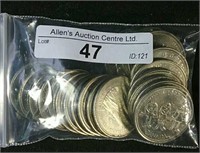 20 collectible Canadian quarters lot