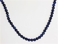 7E- Reconstituted lapis lazuli 16" necklace $150