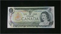 1973 Uncirculated Canada $1 Bill