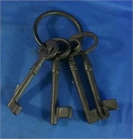 Set of decorative keys