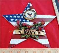United States Navy Star Rose Plaque