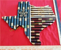 Polyresin Texas Shotgun Shell Map Plaque