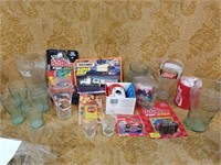 MISC. COCA COLA LOT GLASSES AND MORE