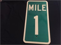Misc - Mile 1 Marker Sign