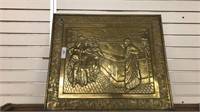 EMBOSSED BRASS WALL HANGING