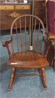 SPINDLE BACK ROCKING CHAIR