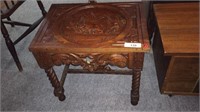 HIGHLY CARVED OCCASIONAL TABLE