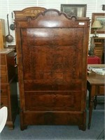 LARGE BOOKCASE, THREE SHELVES, DOOR OPENS FROM