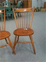 TELL CITY MAPLE DINING CHAIRS (6X)