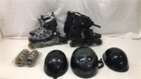 Isogrid Rollerblades, Helmets, & Wheels P4A